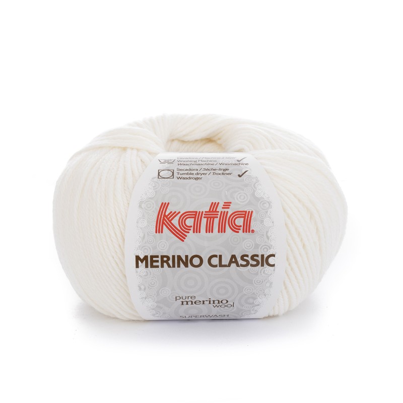 LANA MERINO CLASSIC 52% Merino Superwash - 48% Acrílico 100g