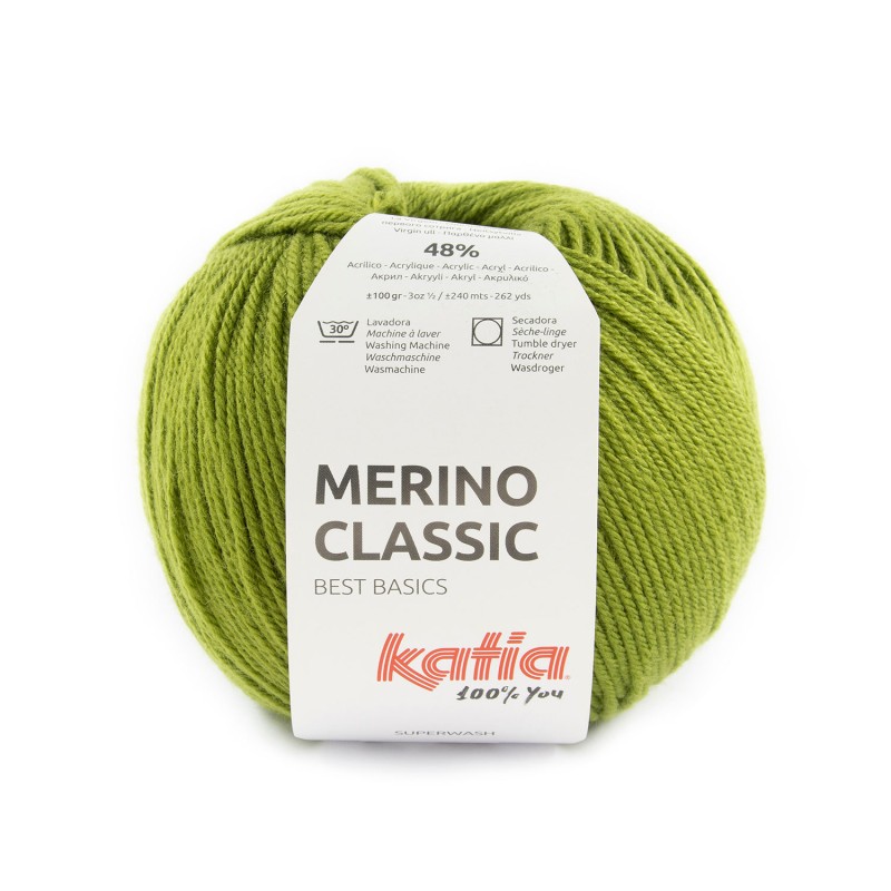 Lana Merino Classic 52% Merino Superwash - 48% Acrílico