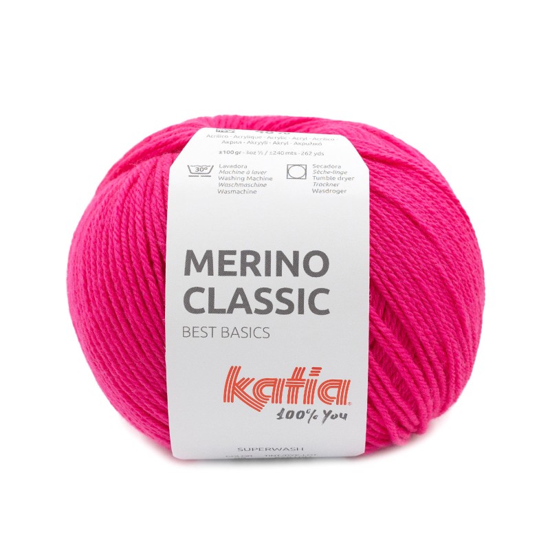 Lana Merino Classic 52% Merino Superwash - 48% Acrílico