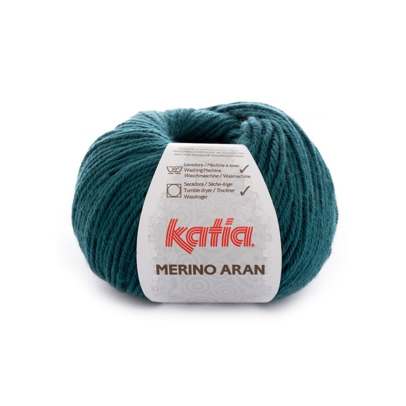 LANA MERINO ARAN 52% Merino Superwash - 48% Acrílico 100 g