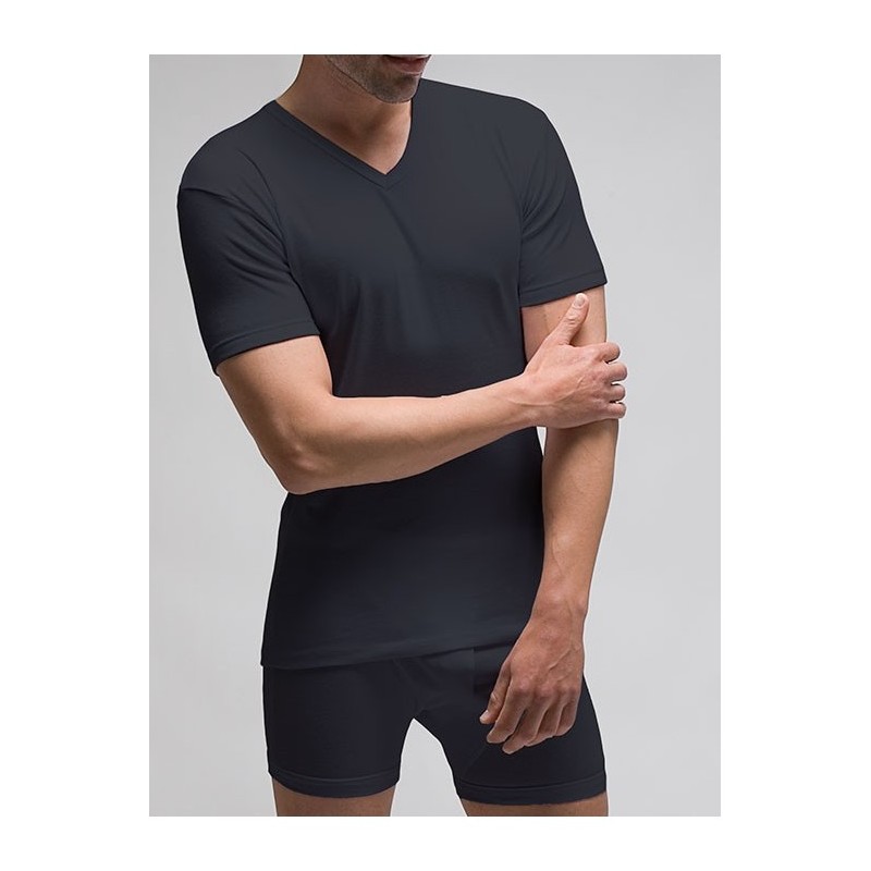 CAMISETA TERMICA MANGA CORTA CUELLO PICO ART.7421